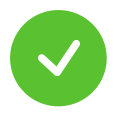 Green checkmark